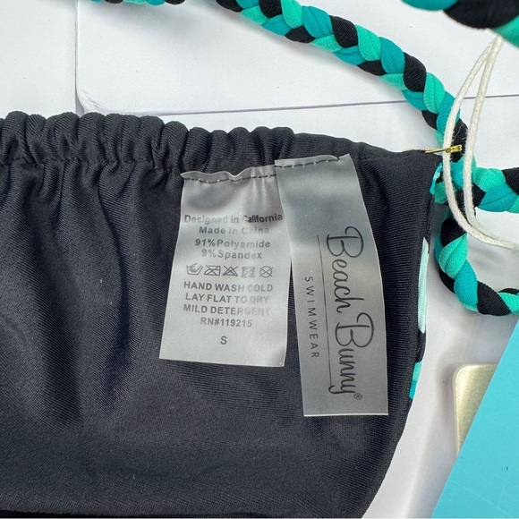 Beach Bunny Lex Bikini Set – Leopard Print Top S / Tango Bottom M – MSRP $215 - Picture 7 of 9